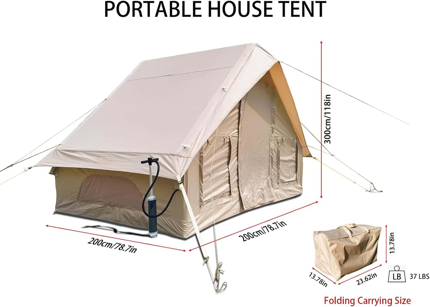 Baralir Inflatable Glamping Tent Review Outdoor Overnights