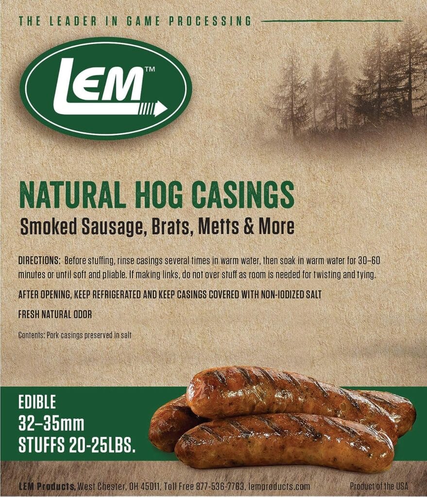 LEM Products Natural Hog Casings Review Outdoor Overnights