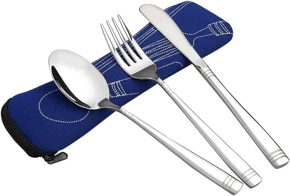 Obstnny Camping Flatware Set Review Outdoor Overnights