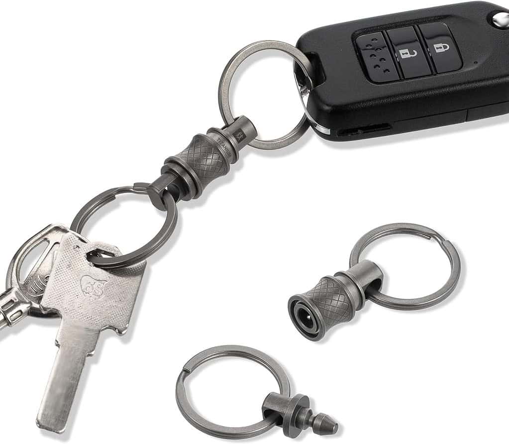 Titanium Swivel Key Holder UIInosoo Titanium Quick Release