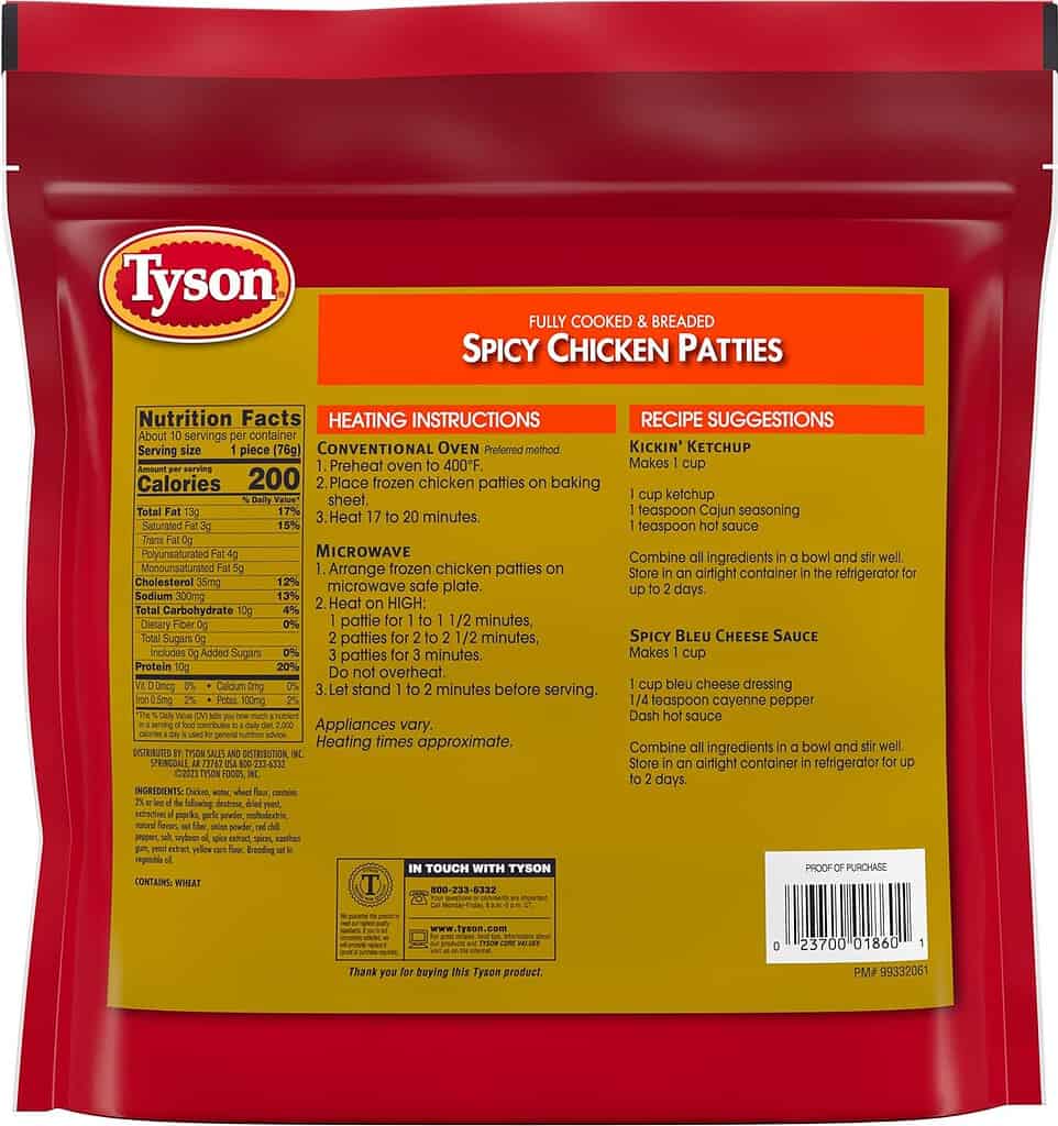 Tyson Spicy Chicken Patties Review Outdoor Overnights