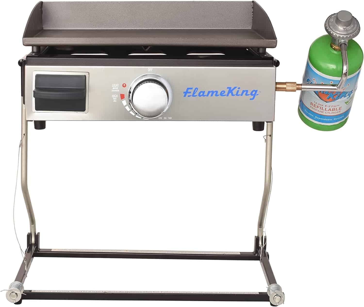 HOT Cast Iron Flat Top Griddle Propane Portable Flat Top Griddle