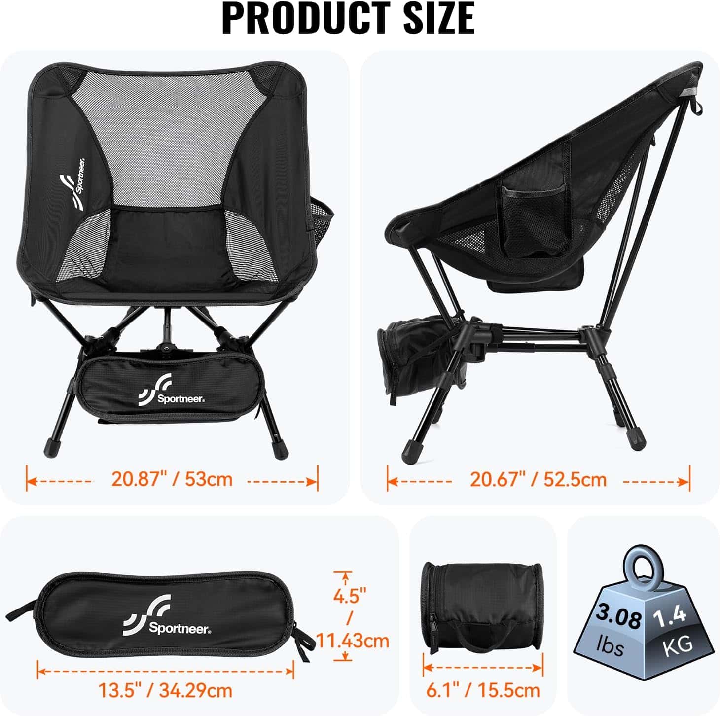 Sportneer Lightweight Camping Chair Review Outdoor Overnights