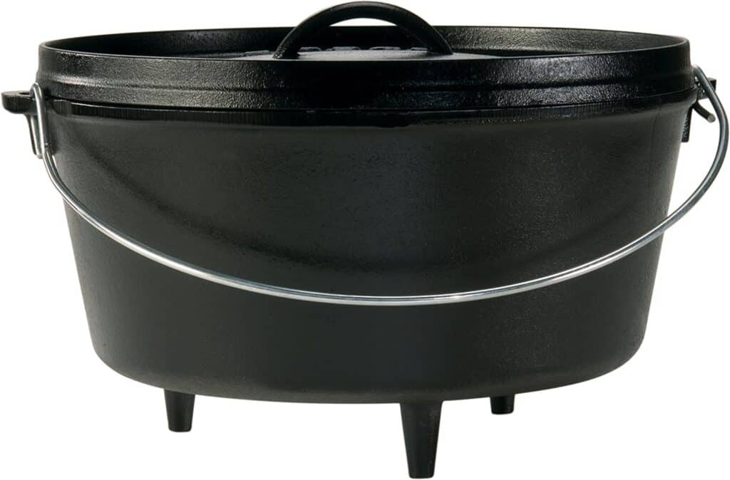 Lodge Seasoned Cast Iron Deep Camp Dutch Oven Review Outdoor Overnights