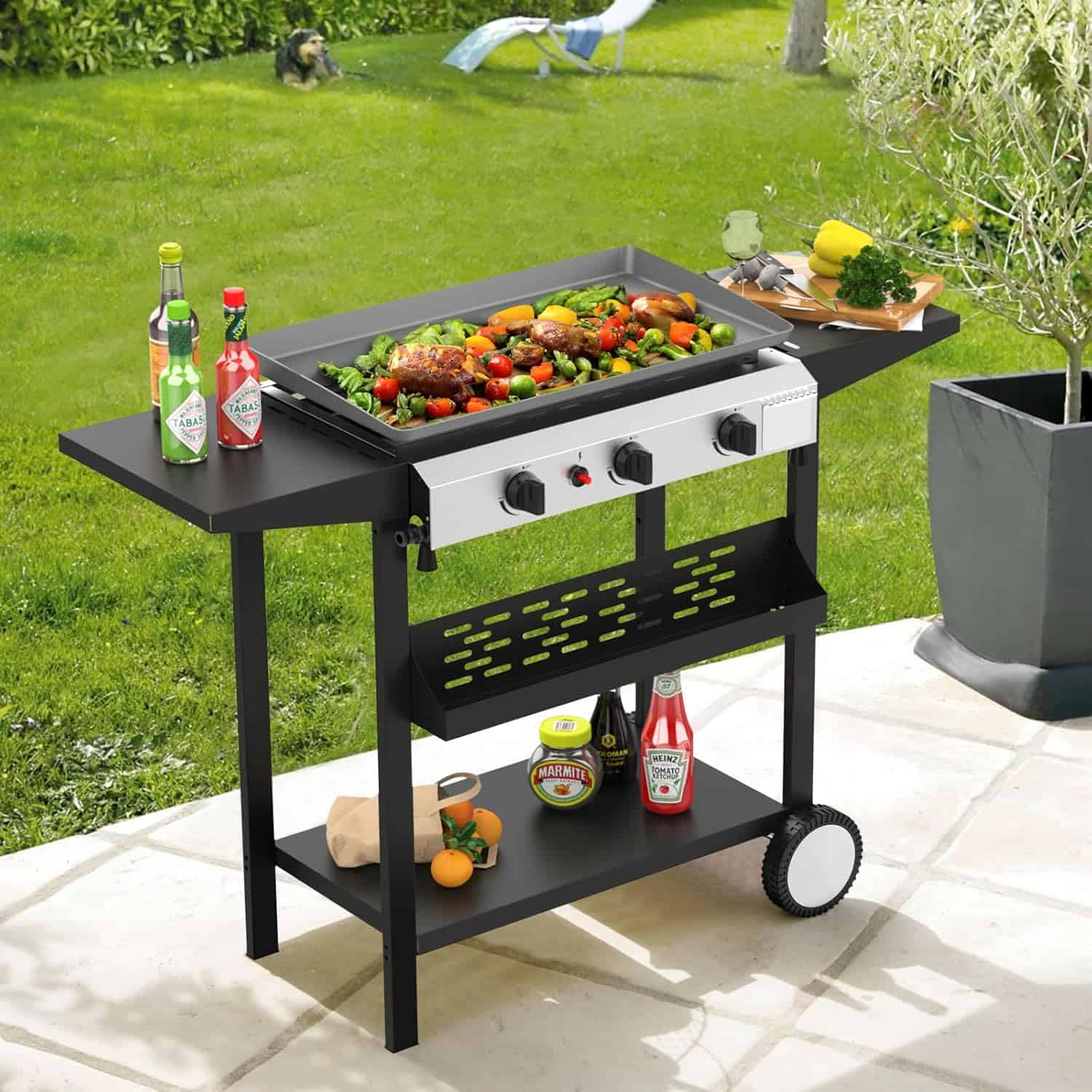 Griddle Nexgrill Grill Burner ADREAK Burner Inch BBQ Gas Grill Griddle